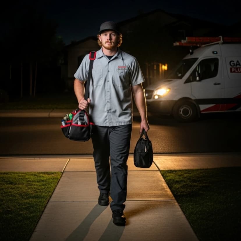 Professional Gardner Plumbing Co. technician providing reliable emergency service