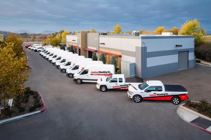 Gardner Plumbing Co. facility and fleet