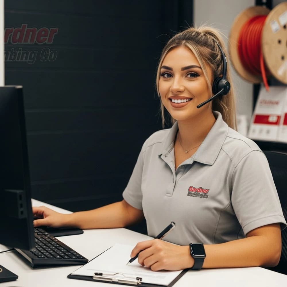 Professional Gardner Plumbing Co. technician ready to help with your plumbing needs